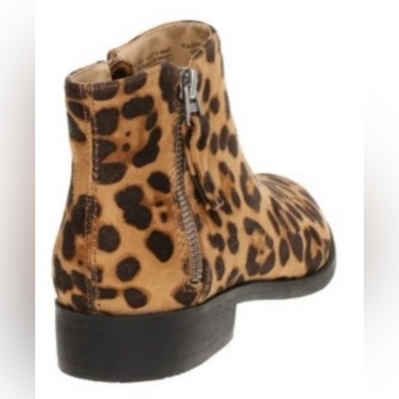Time Tru Women’s ankle leopard print low heel boot size 10 - Picture 4 of 11